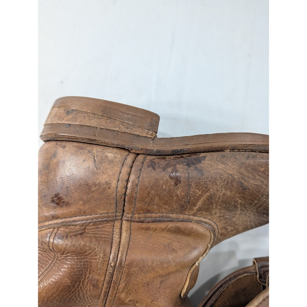 RED WING SHOES PECOS 1155 PULL ON LEATHER BOOTS, MEN's US SIZE 9D MADE IN USA - Picture 7 of 9